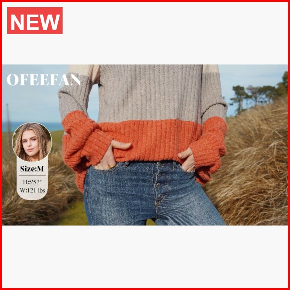 Polyester Blend Turtleneck Sweater Pullover Overs… - image 6